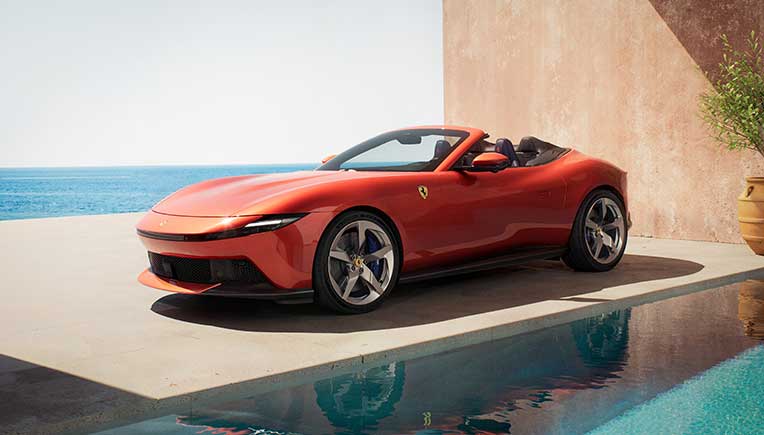 Ferrari unveils Amalfi Spider, a new 2+ spider with twin-turbo V8 engine