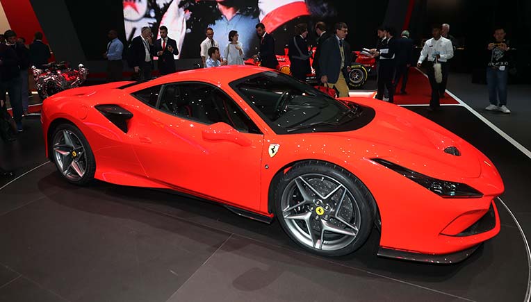 Ferrari unveils F8 Tributo at GIMS 2019