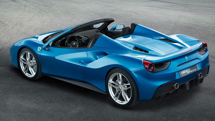 Ferrari 488 Spider- Rear shot