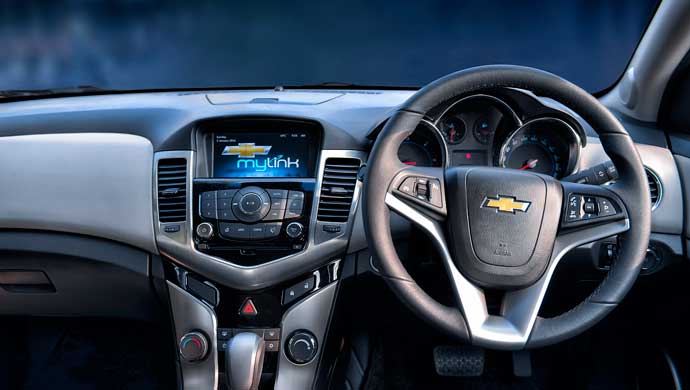 Interiors of the new Chevrolet Cruze