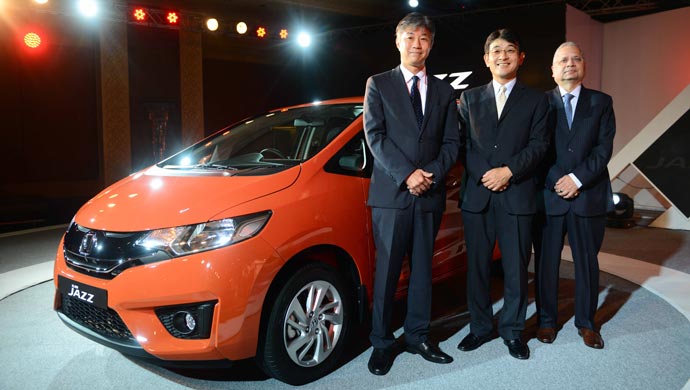 Launch of new Honda Jazz in New Delhi