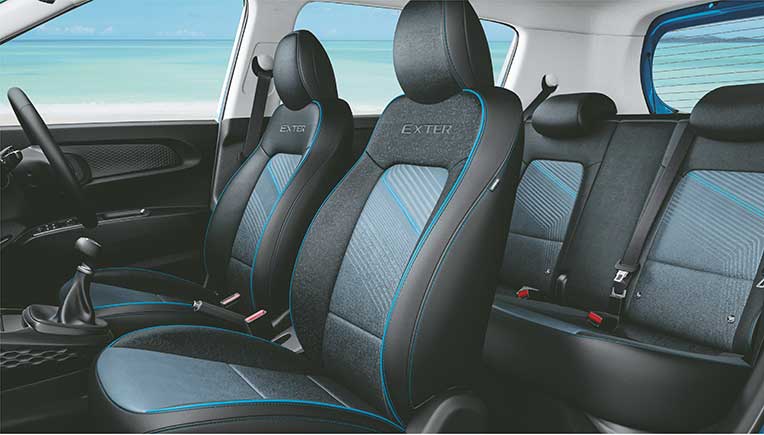 Hyundai Exter seats