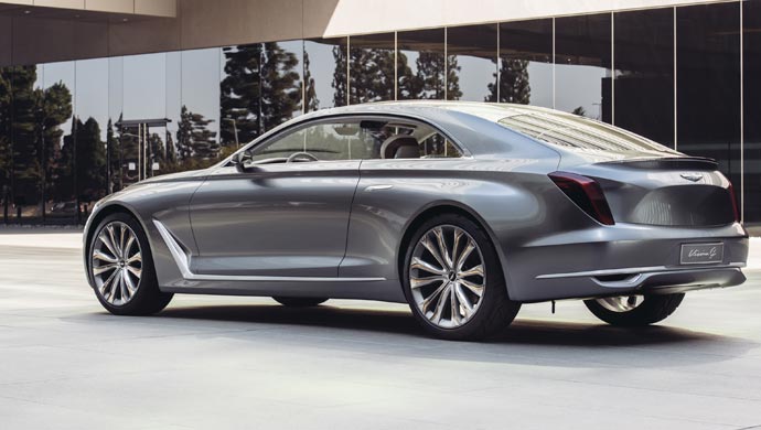 At the heart of Vision G is the 5.0-litre Tau V8 engine