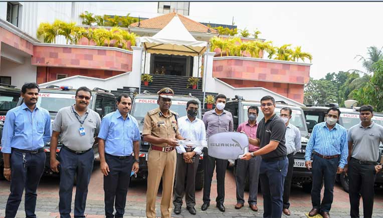 Kerala Police gets fleet of all-new Gurkha SUVs