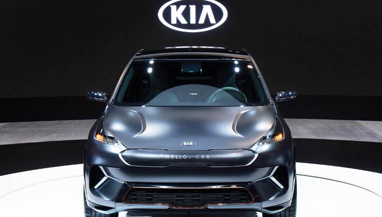 Kia exhibit at CES 2018