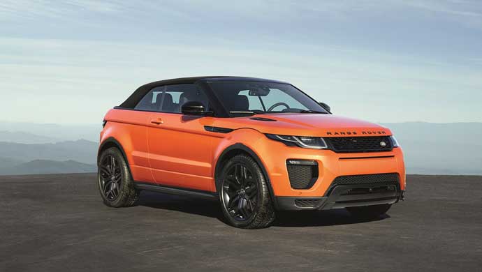 The new Range Rover Evoque Convertible