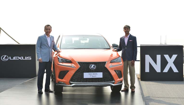 The new Lexus NX300h was launched in the presence of Akitoshi Takemura, President, Lexus India.