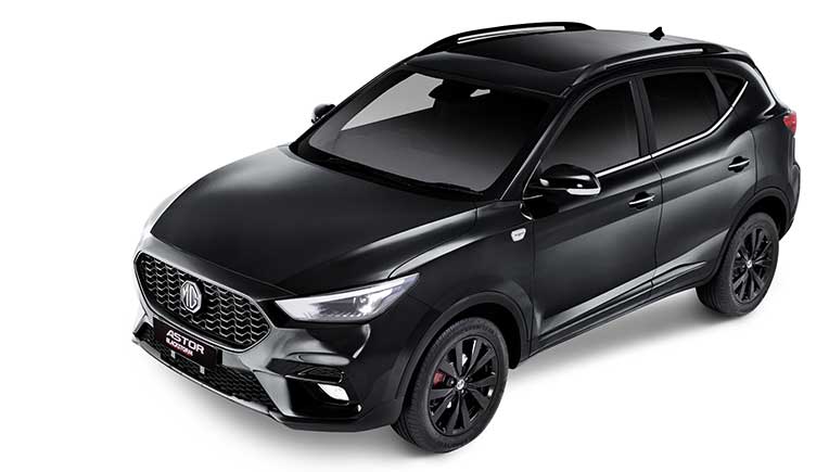 MG Astor Blackstorm Limited Edition launched at Rs 14,47,800 onward