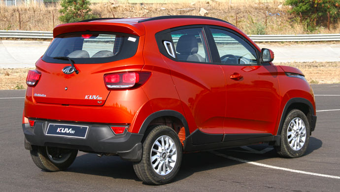 Mahindra KUV1OO rear