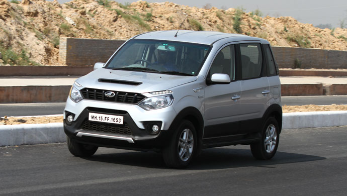 The new Mahindra NuvoSport - Tracking shot