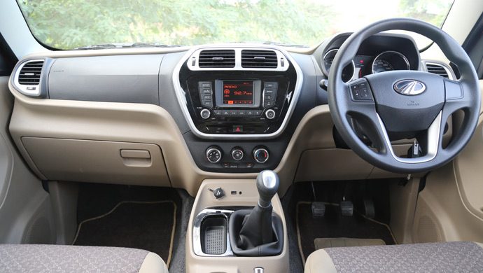 TUV300 dashboard now looks impressive