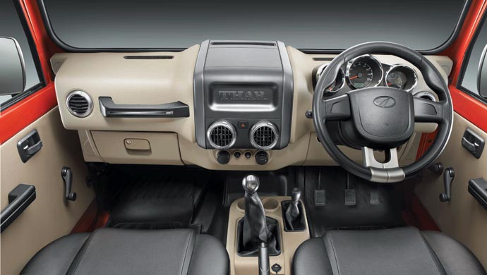 New Mahindra Thar CRDe interiors