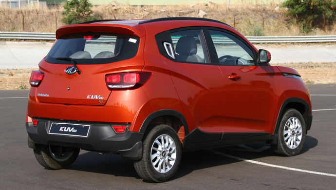 Mahindra KUV1OO rear