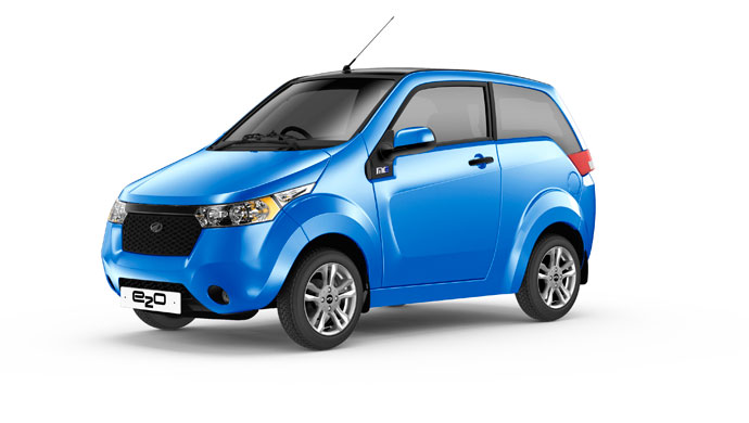 Mahindra e2o electric city car