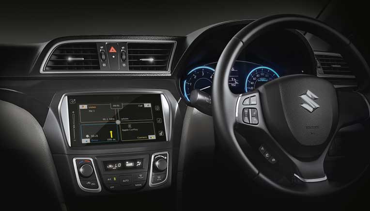 Interiors of Ciaz car