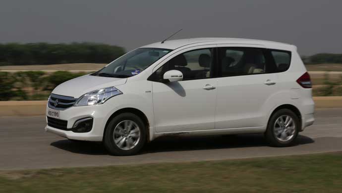 Maruti Suzuki Ertiga SHVS - Panning shot