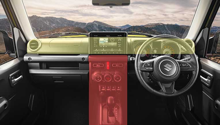 Maruti Suzuki Jimny dashboard