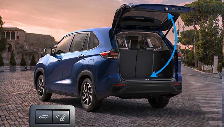 Maruti Suzuki Invicto powered tailgate