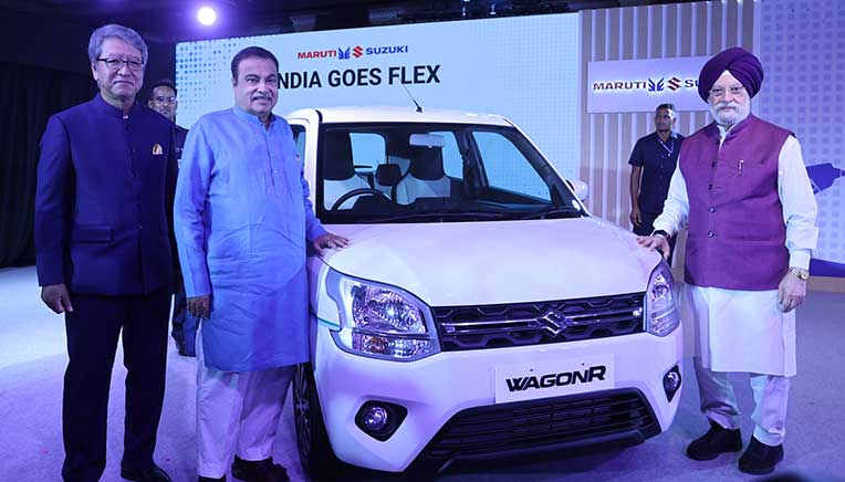  Maruti Suzuki launches flex fuel car : E20 to E100 compatible 