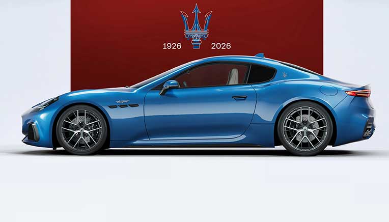 Maserati celebrates 100 years of Trident logo