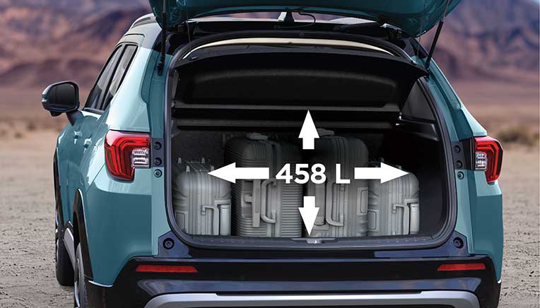 Ultra spacious boot