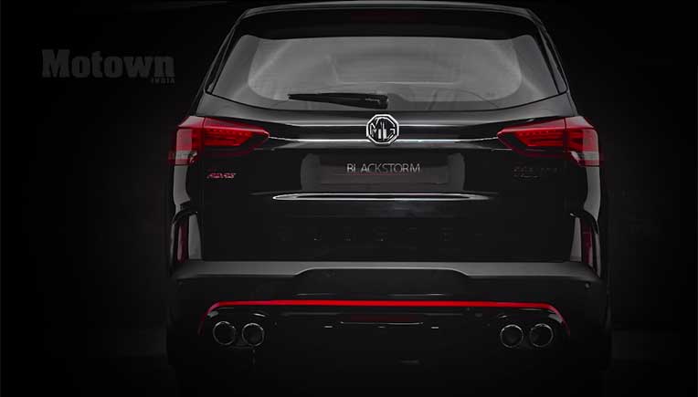 New MG Gloster Black Storm special edition launch on May 29