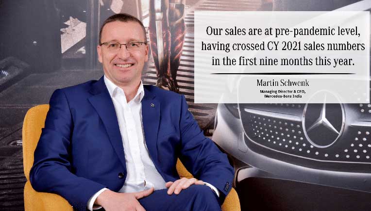Record sales of 11,469 units for Mercedes-Benz India in Jan-Sept 2022