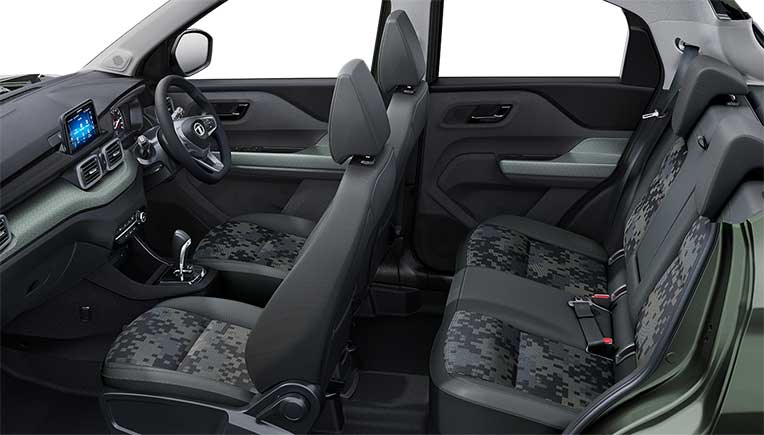 Tata Punch Camo interior