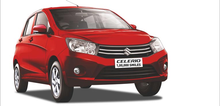 100,000 Celerios sold by Maruti Suzuki