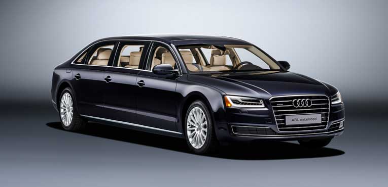 Audi builds a king size car Audi A8 L extended