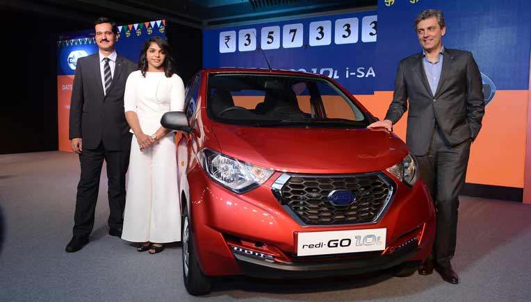 Datsun India launches redi-GO 1.0L for Rs 357333/-