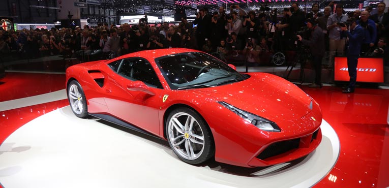 Ferrari 488 GTB debuts at Geneva Motor Show