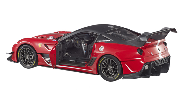 Ferrari 599XX Evo car model from Hot Wheels