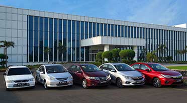 Honda City celebrates 25 years in India; Five generations of popularity