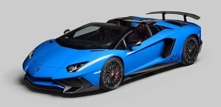 Lamborghini Aventador SV Roadster global debut in US