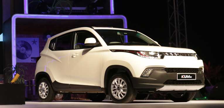 Mahindra launches first petrol car - KUV1OO for Rs.4.45 lakh