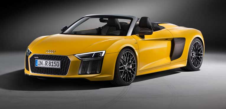 New Audi R8 Spyder V10 makes global debut