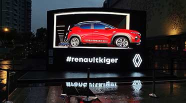 Renault India kicks off first 3D anamorphic experience for Kiger