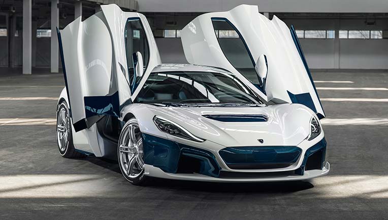 Rimac showcasing C_Two electric hypercar at GIMS 2019