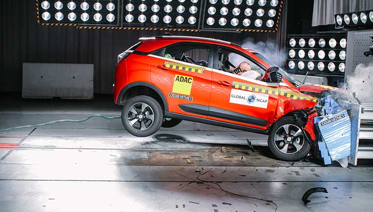 Tata Nexon achieves highest Global NCAP adult safety score amongst cars in India