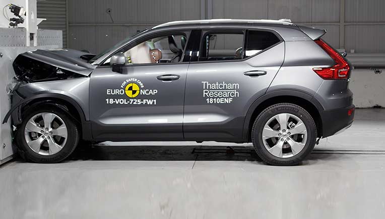 Volvo XC40 gets 5-star rating by Euro NCAP