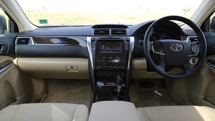 Interior of Camry hybrid