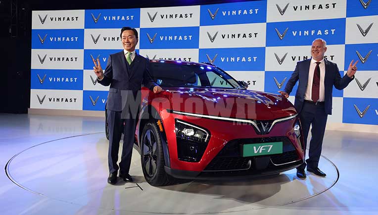 Vinfast  premium electric SUVS VF 6, VF 7 launched in India