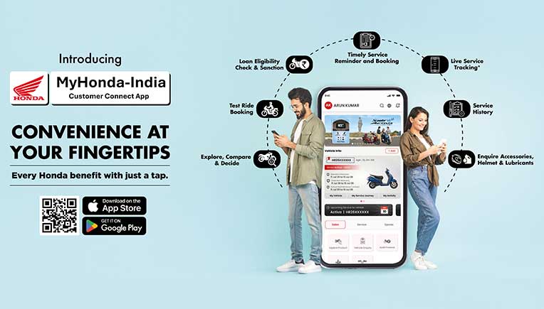 All-new ‘MyHonda-India’ mobile app launched