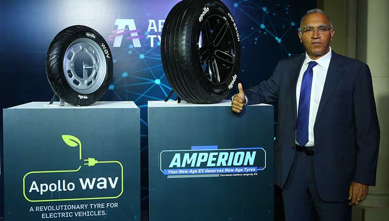 Apollo Tyres tyres fo electric cars , 2 wheelers