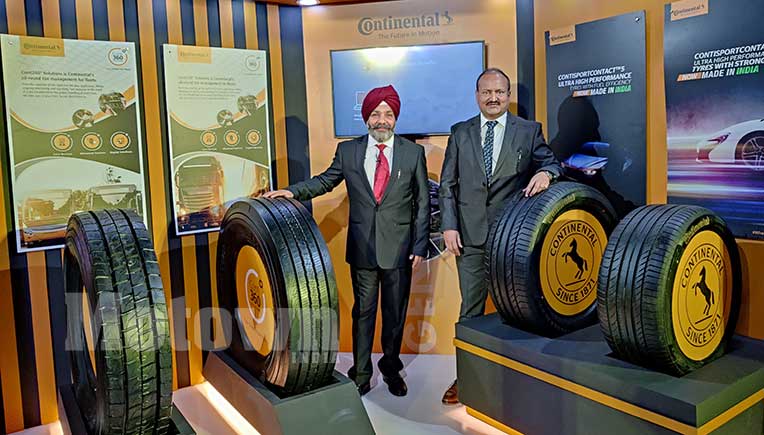 Right to Left: Samir Gupta, Managing Director, Continental Tires India, and Head of Central Region BA PLT RE APAC,and Kuldeep Singh, Vice President Manufacturing Continental Tires, Plant Modi Puram