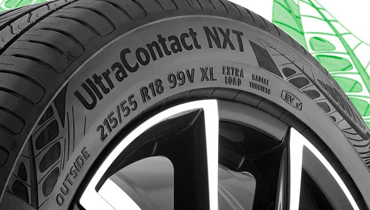 Continental launches series tyre with sustainable materials