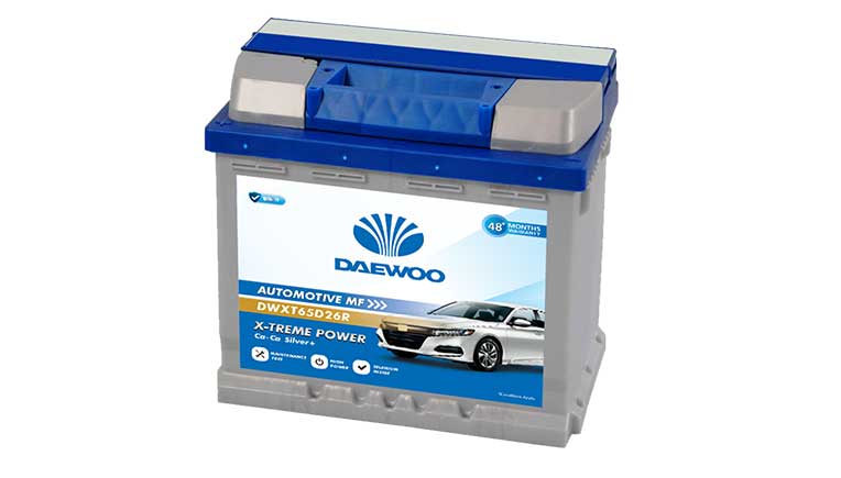Daewoo launches automotive batteries with Korean technology