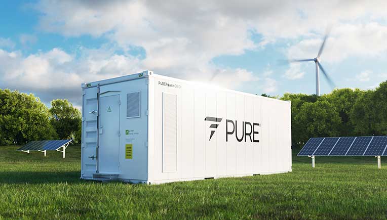 Pure launches battery-based 5 MWh PuREPower Grid 