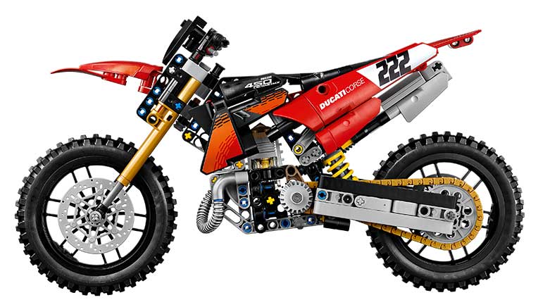 New Lego Technic set dedicated to Ducati Desmo450 MX Factory